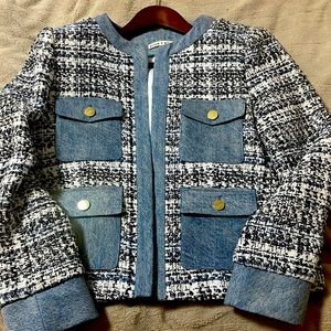 Alice + Olivia tweed style jacket